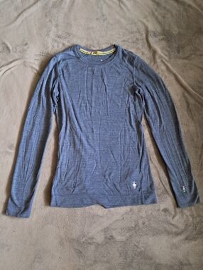 Smartwool Wool Long-Sleeve Crew Neck Shirt - Slate Blue